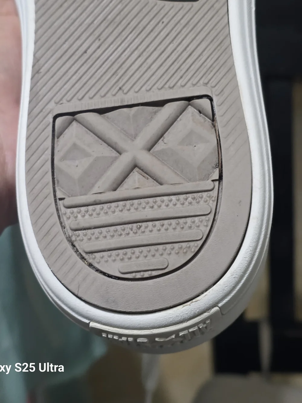 Converse Gray High-Top Sneakers with White Soles Uaed Size 8.5